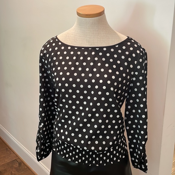 Michael Michael Kors polka dot blouse - Picture 2 of 6